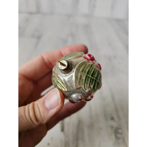 Vintage strawberry glass ornament set Xmas tree Columbia - Picture 3 of 14